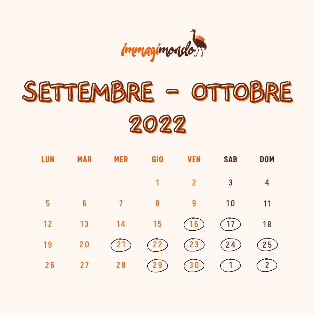 Calendario Immagimondo 2022