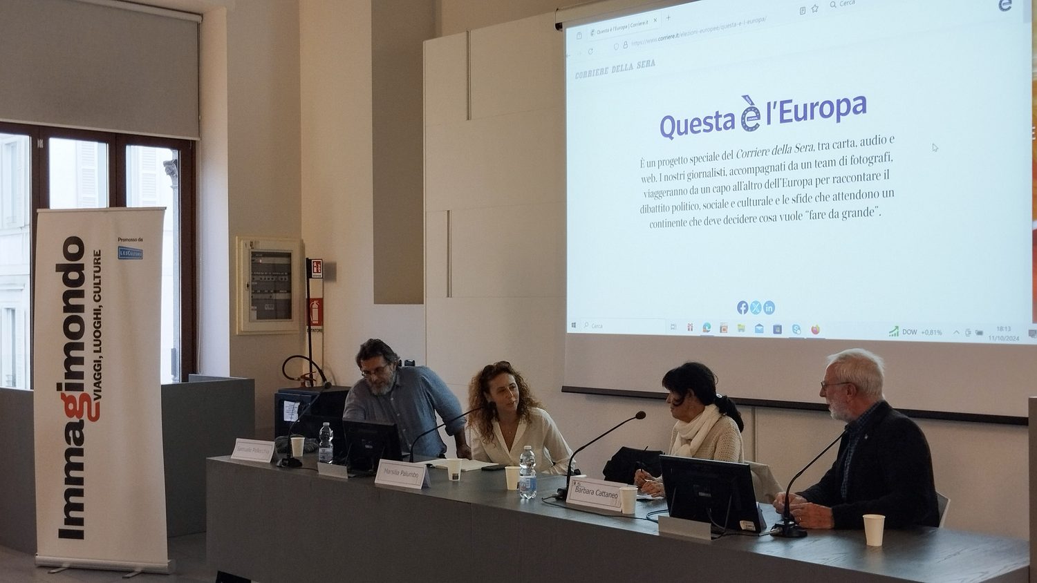 I relatori dell incontro Questa e l Europa