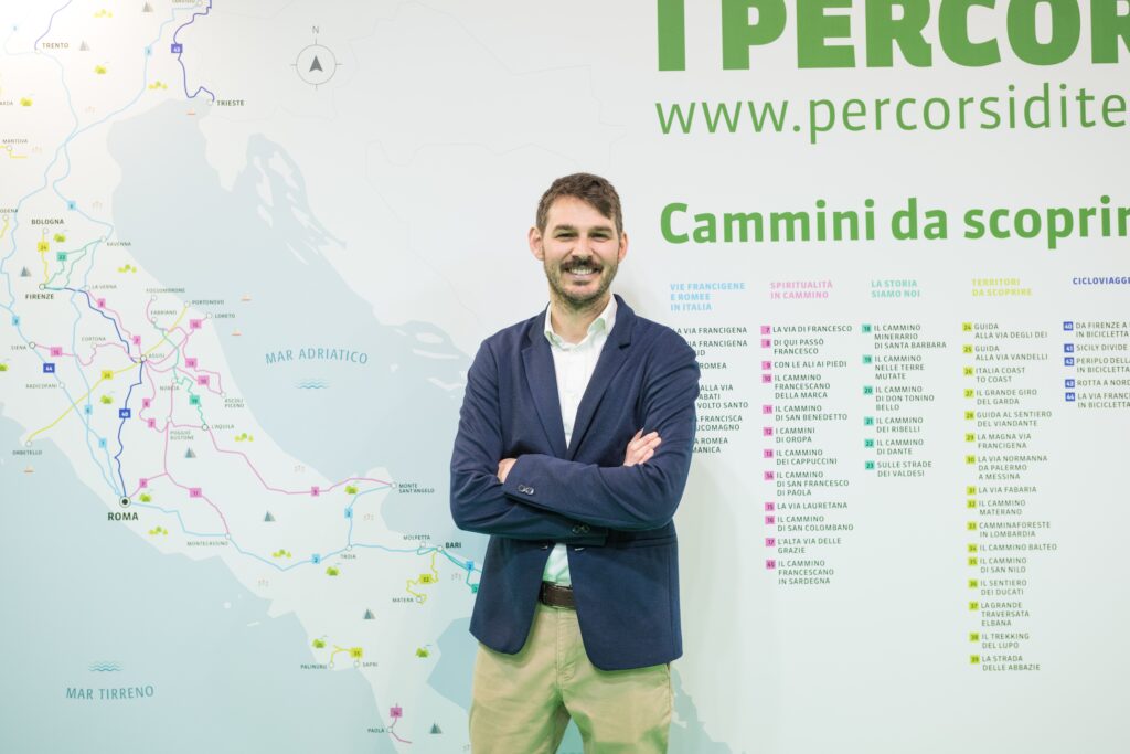 Luca Dei Cas, responsabile settore Percorsi di Terre di mezzo