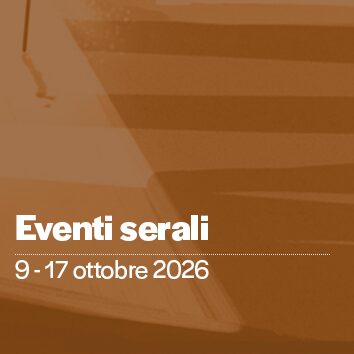 Eventi serali — 9-17 ottobre 2026