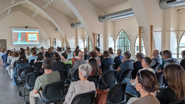 Il pubblico di Immagimondo 2026 durante un incontro